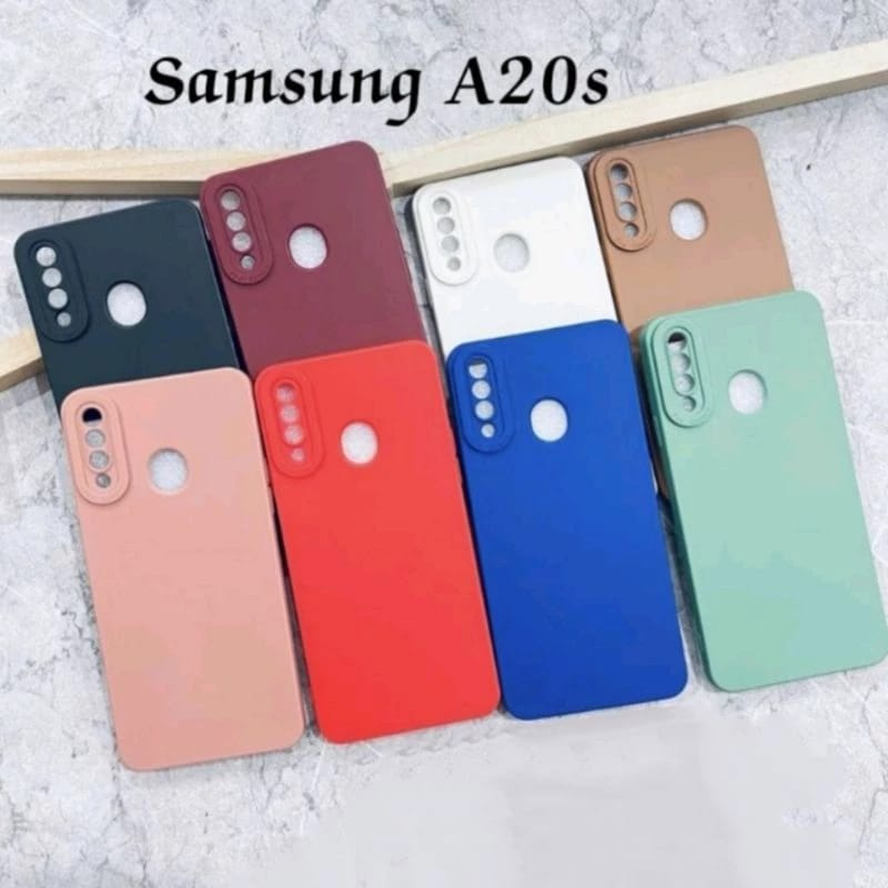 Pro Camera Soft Case Full Cover Matte Case Samsung A20S - UA