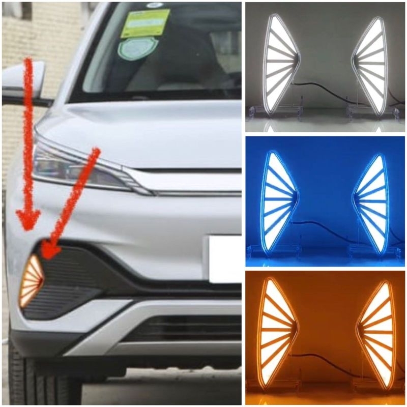 DRL BYD ATTO 3 WELCOME LIGHT RUNNING SEIN LED