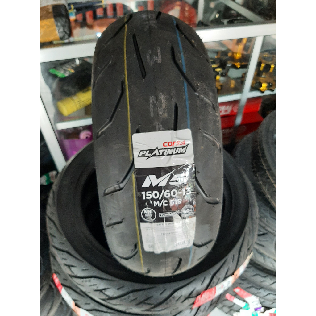 BAN LUAR MOTOR MATIC NMAX TMAX ADV XMAX DAN PCX 160 RING 13 CORSA M5 150/60-13