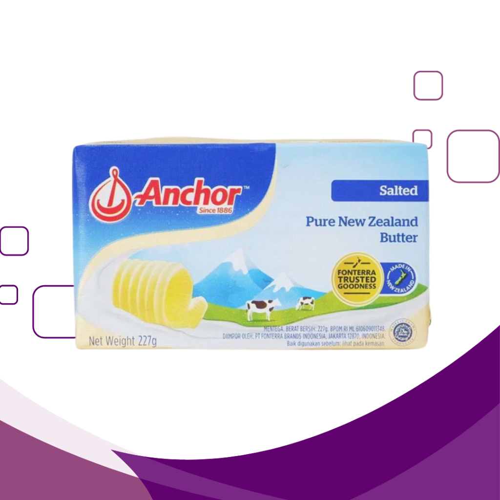 

Anchor Butter/Mentega Salted 200 gram