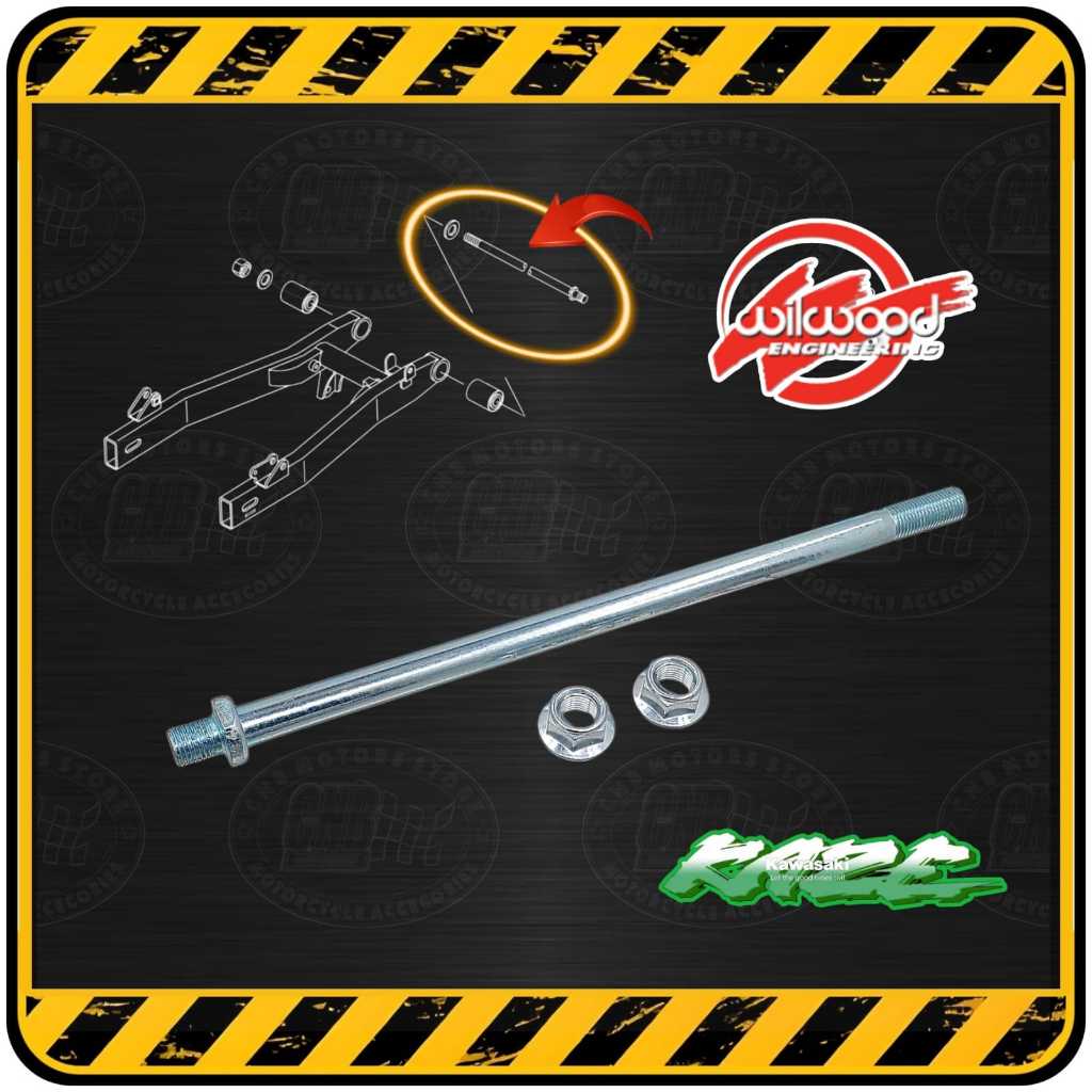 Baut As / Swingarm Arm Kawasaki KAZE by WILWOOD