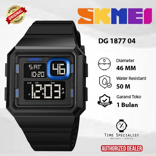 Jam Tangan SKMEI DG 1877-04 Digital Original Garansi Resmi 1 tahun