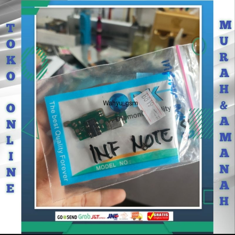 BOARD CAS+MIC+HF INFINIX NOTE 8 X692 Mesin bawah infinix note 8