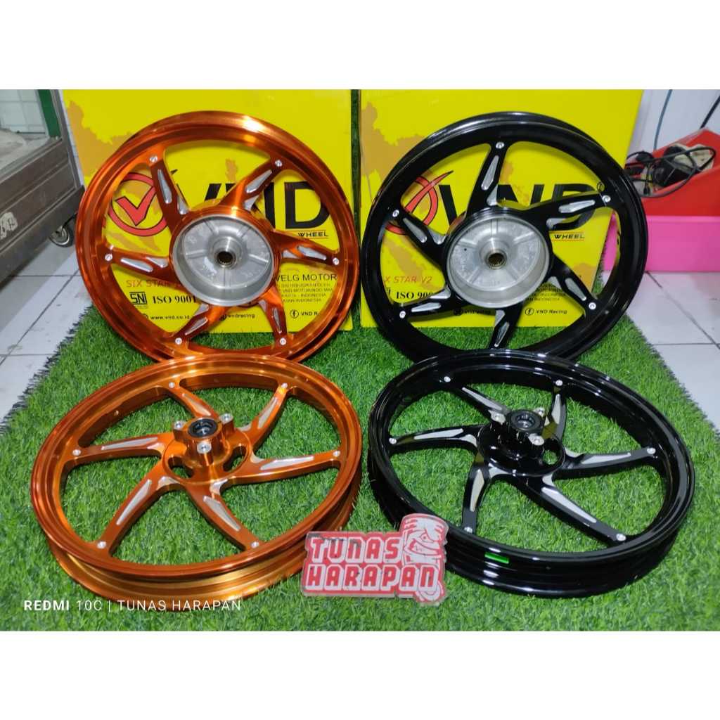 VELG RACING VND SIX STAR V2 MIO M3 GEAR S XEON GT SC FINO 125 SOUL GT 125