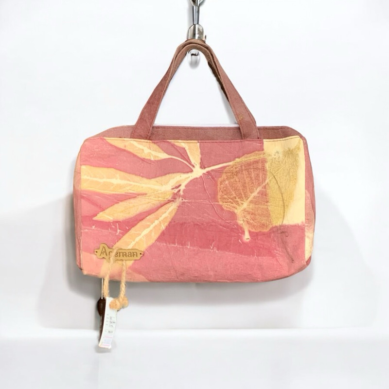 Ageman Tas mini ecoprint secang
