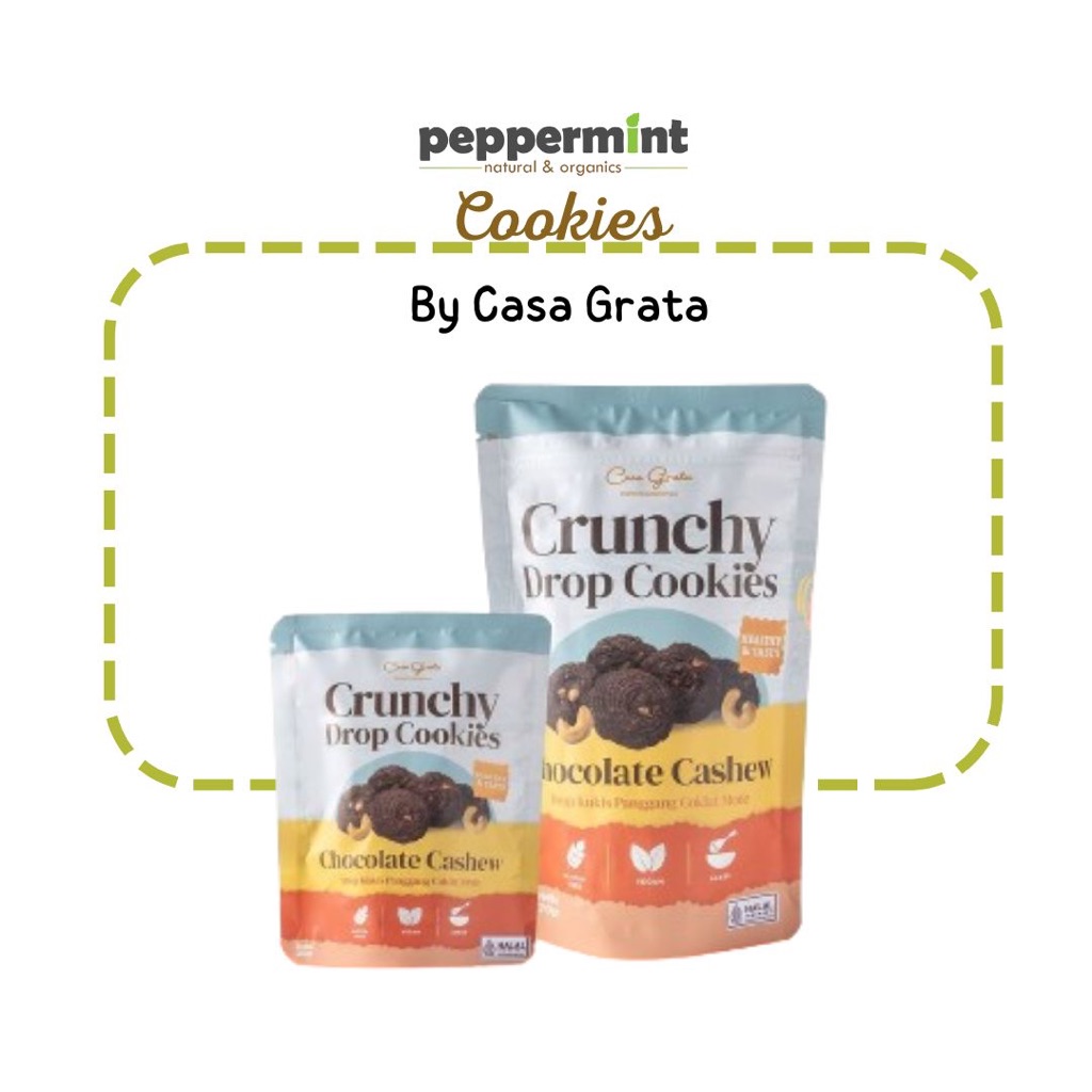 

Casa Grata Crunchy Drop Cookies (70 gr) / Camilan Sehat