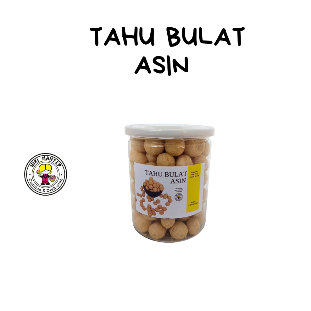 

Tahu Bulat Asin - Niki Snack Toples