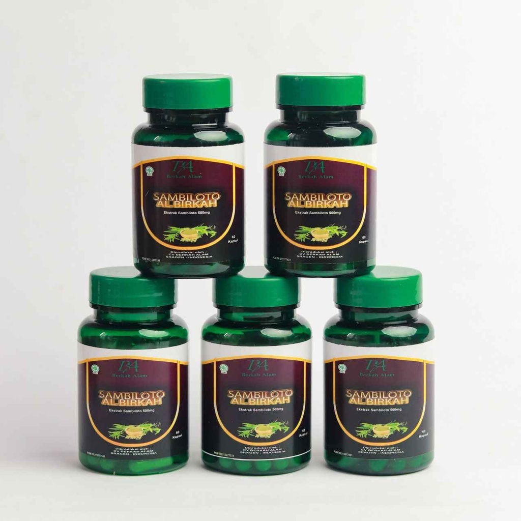 Kapsul Sambiloto / Sambiloto Albirkah / extrak Sambiloto Kapsul