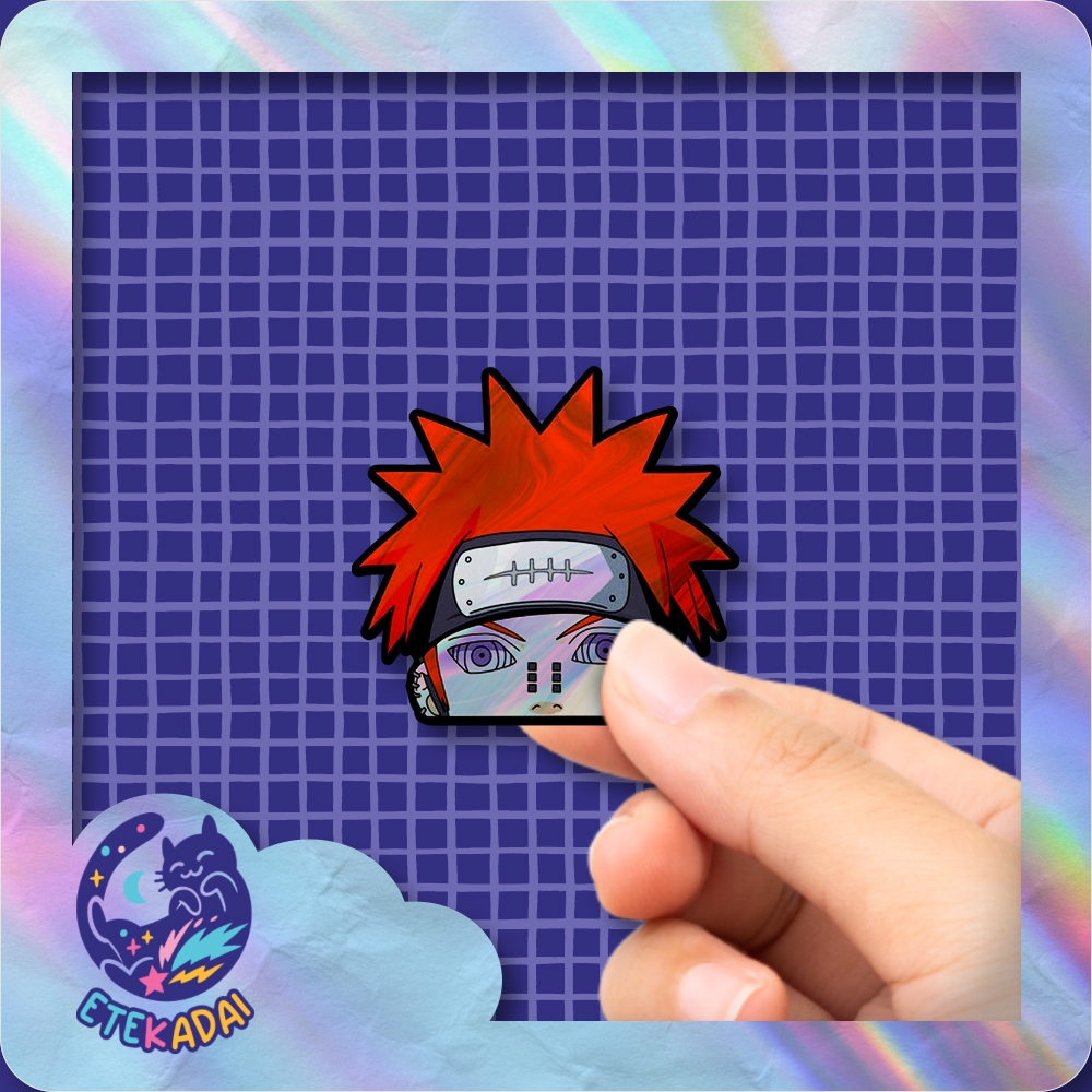 

Stiker Hologram Anime Naruto Pein Akatsuki