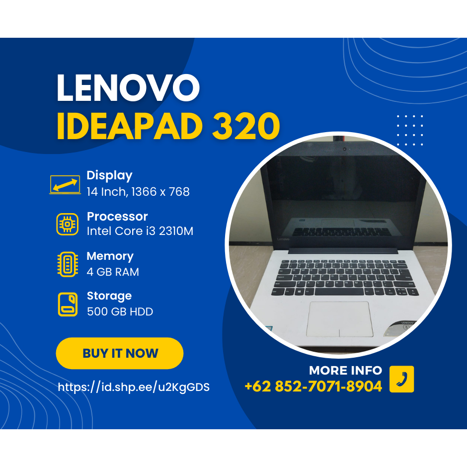 Lenovo Ideapad 320 Core i-3