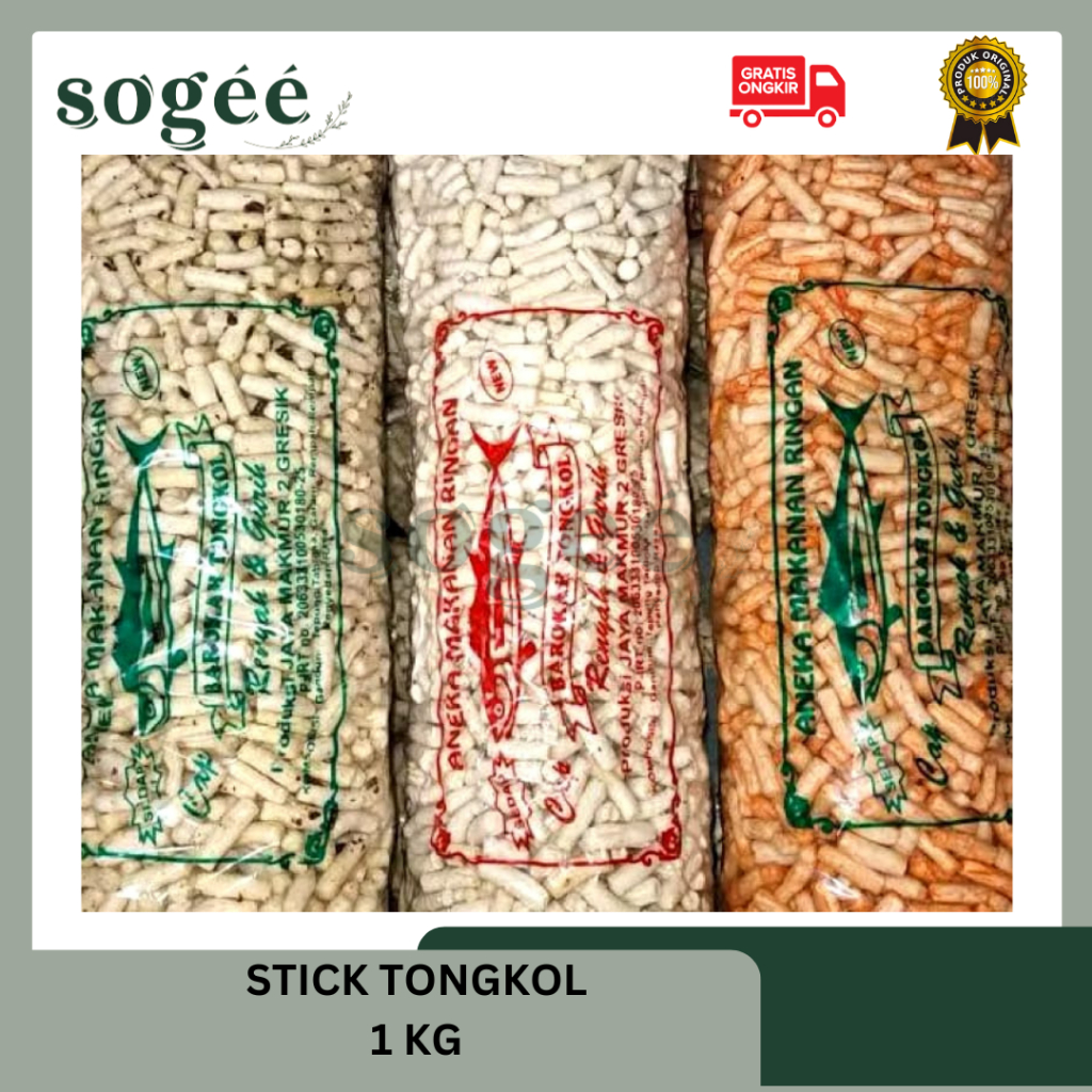 

Sogee ☘️ Kerupuk Ikan Tongkol/ Stick Ikan Tongkol/Kerupuk Ikan Tongkol Termurah 1kg