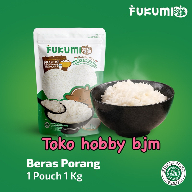 

Fukumi porang 1kg - nasi diet beras porang 1 kg