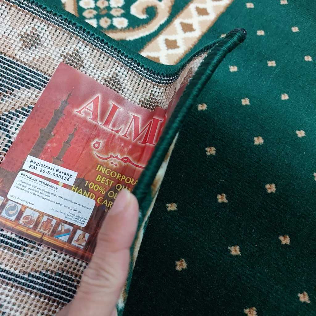 Sajadah Ambal Panjang Mesjid Almira 120x600cm Lorong Majlis Bawah tangga Runner
