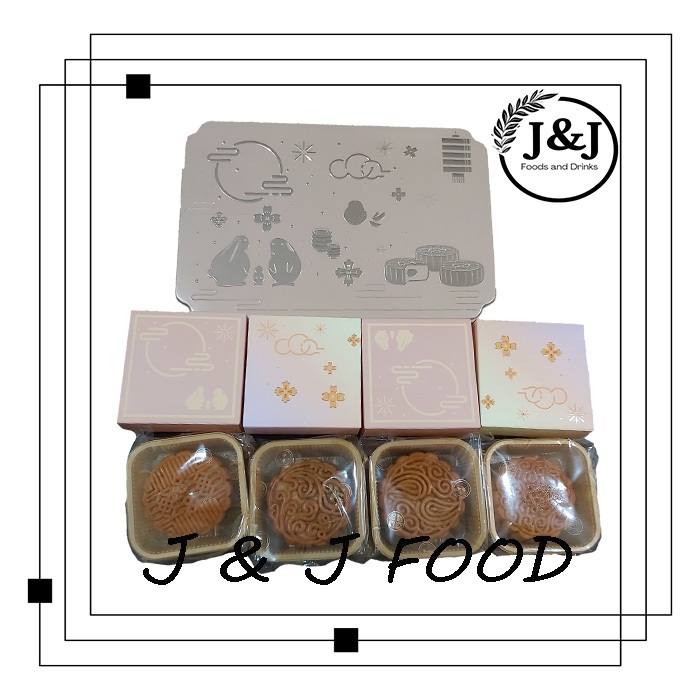 

Chang Er MoonCake / Kue MoonCake / Kue Bulan Single Egg York (Telur Satu) Isi 4 Pcs