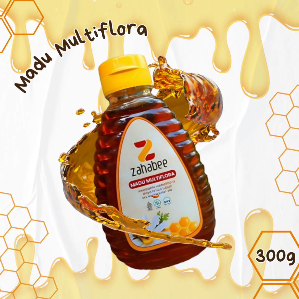 

Madu Multiflora Zahabee 300g