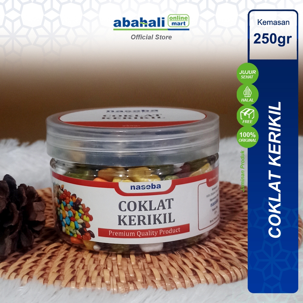 

Toples Coklat Kerikil Premium 250gr By Naseba Coklat Arab Khas Turki