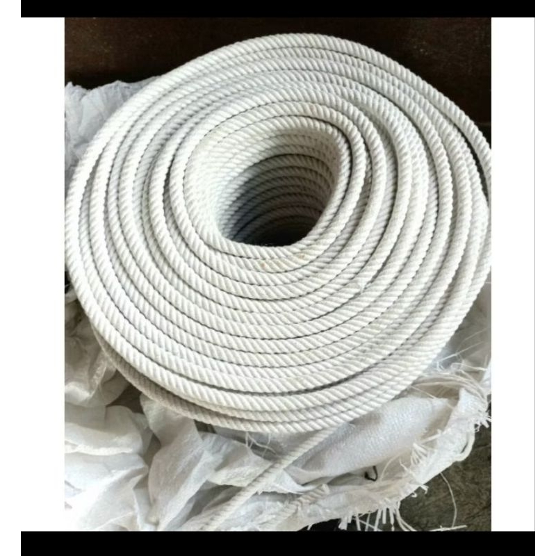 tambang kain tali tambang mobil tali tambang katun ukuran 6,8,10,12mm