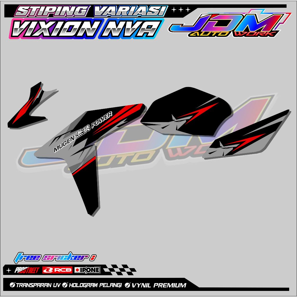 STRIPING VARIASI VIXION ADVANCE NVA / STICKER LIST VARIASI MOTOR YAMAHA VIXION ADVANCE NVA