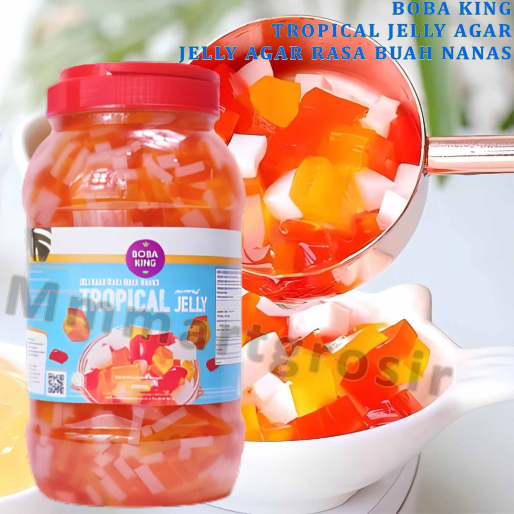 

Boba King / Tropical Jelly Buah / Jelly Agar Rasa Buah Nanas / 2kg