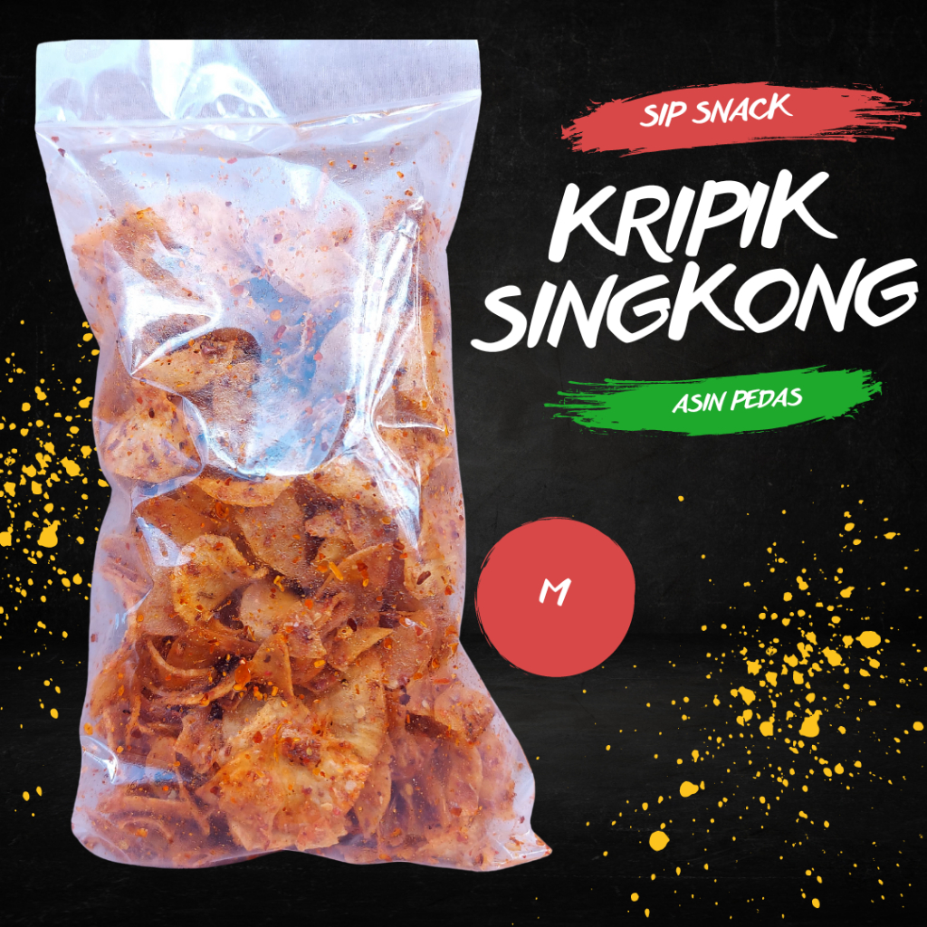 

SIP Snack Keripik Singkong Asin Pedas Kripset 250g