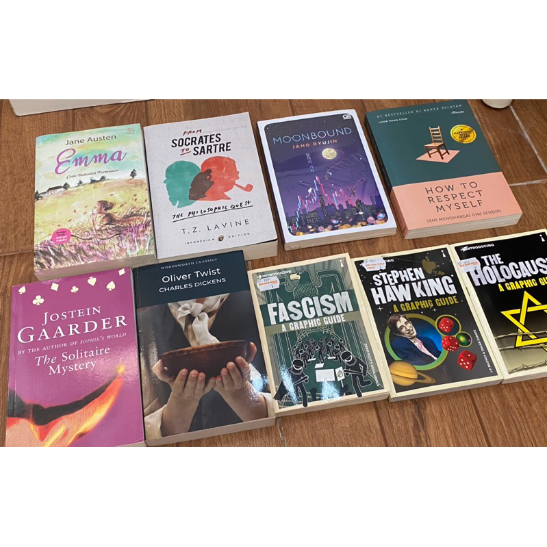 preloved buku original emma how to respect myself from socrates to sartre moonbound the solitaire my