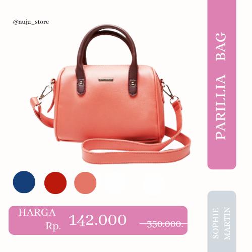 tas selempang sling hand jinjing  tote bag PARILLIA sophie martin fashion  wanita