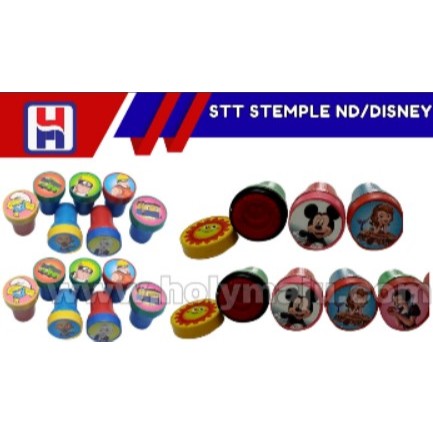 

Mainan Stempel Karakter Dismey 1 pcs STAMP / Mainan Edukasi Cap Berbagai Gambar Lucu 1pcs