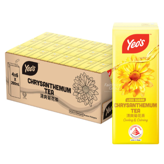 

Yeo's Chrysanthemum Tea 250 ML x 24 Kotak | Yeos 250 ML | EXP 04/2026