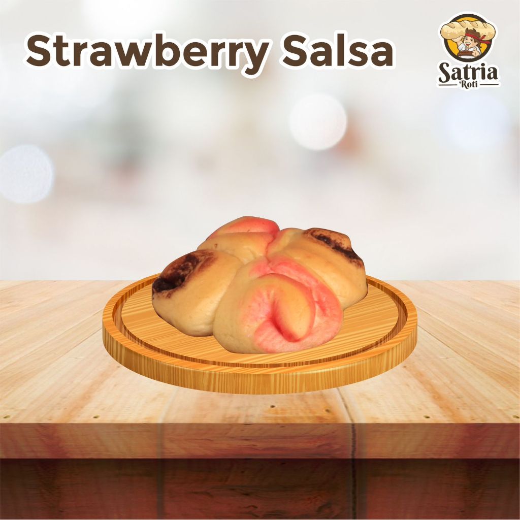

Strawberry Salsa / Roti Manis / Roti Selai Strawberry dan coklat / Roti Hajatan