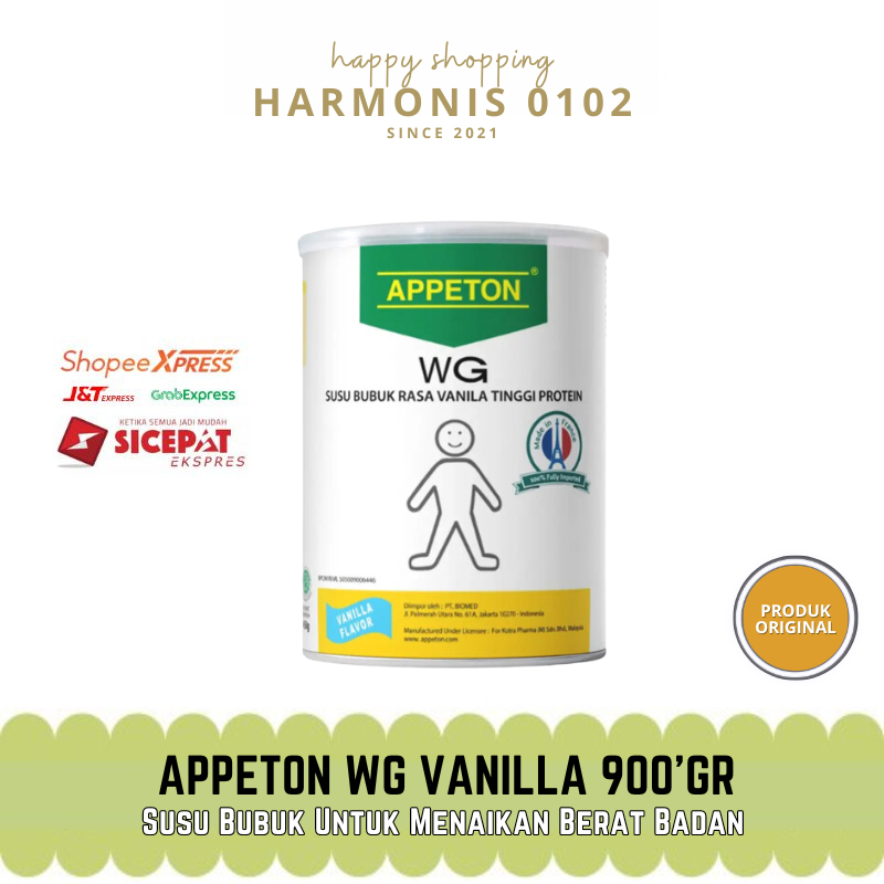 

Appeton Weight Gain Adult Dewasa 900gr Rasa Vanila