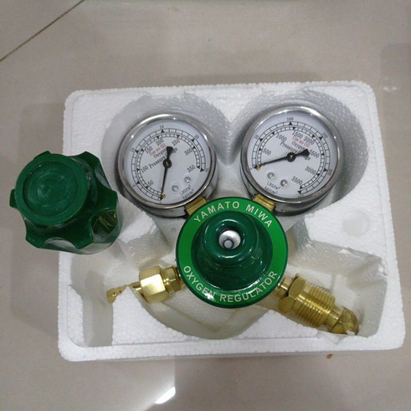 Regulator oksigen untuk packing ikan