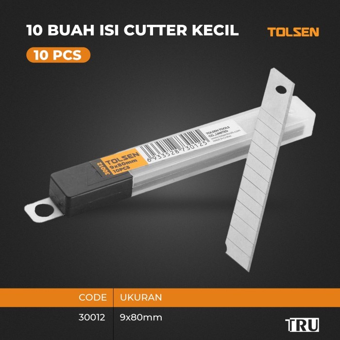 

ISI CUTTER 30012 / ISI PISAU CUTER 30012 / REFILL KATER KECIL TOLSEN 30012