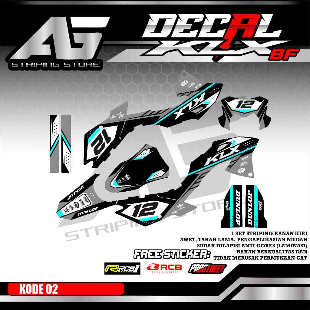 decal full body klx bf-decal motor klx bf full body motif standar02