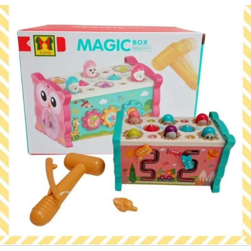 Mainan Anak MAGIC BOX / MAINAN ANAK PALU / MAINAN ANAK PUKUL PUKULAN