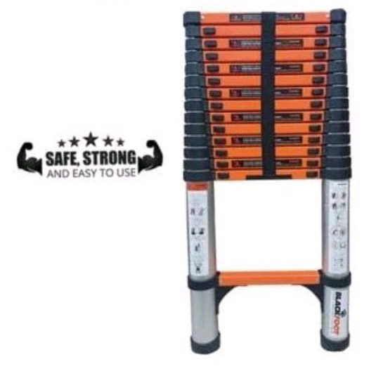 * Tangga Teleskopik Aluminium Blackfoot 4.4 Meter