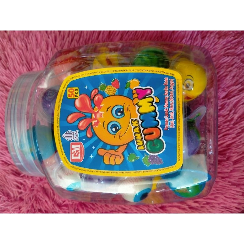 

Permen Lunak Gummy isi 50/toples