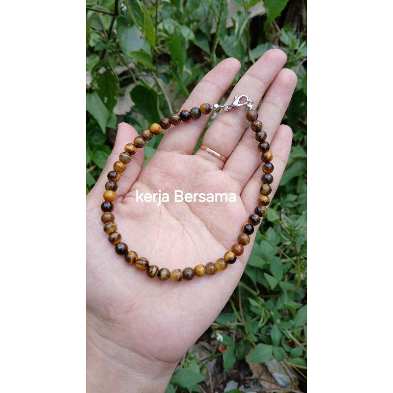 Gelang kaki batu biduri sepah original