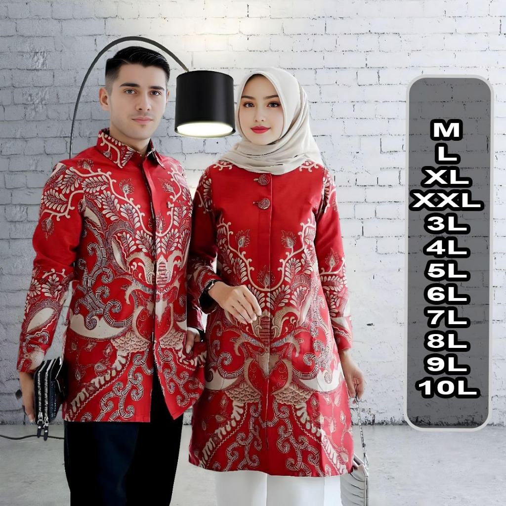 Tunik Batik Dan Kemeja Batik Jumbo | M-10XL SUPER JUMBO | atasan seragaman batik modern | batik coup