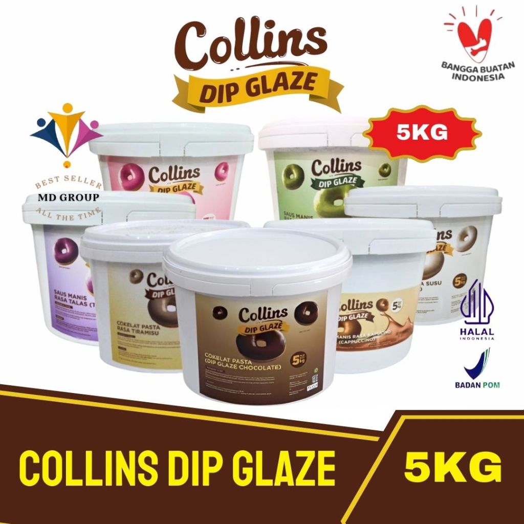 

COLLINS DIP GLAZE 5KG ANEKA RASA