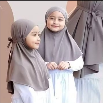 Bergo Maryam Anak Tali Jersey