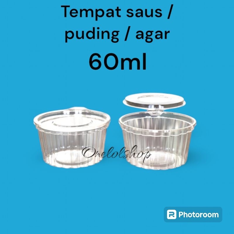 1DUS Mika Pudding Agar / Mika Sambal + Tutup Sambung 60ml