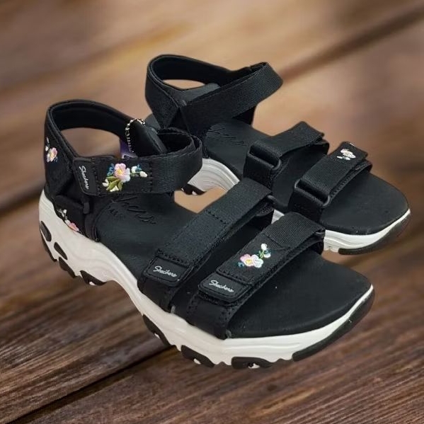Skechers sandal / Skechers D'lites Sandal / Sepatu Sendal Skechers Dlites Sandal
