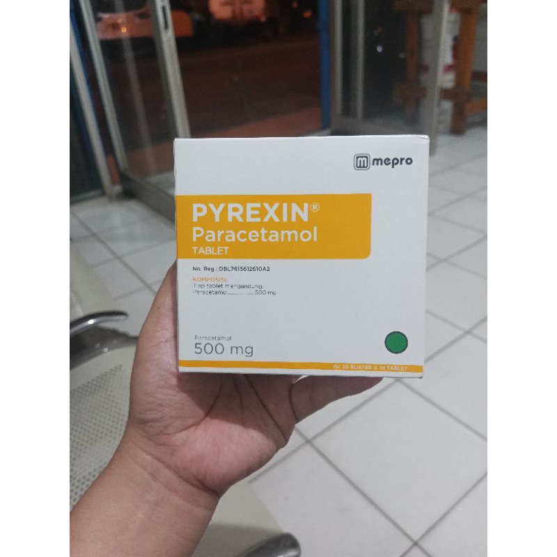 PARACETAMOL pyrexin tablet isi 10 tablet