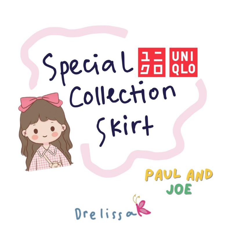 UNIQLO X Paul & Joe tiered floral skirt