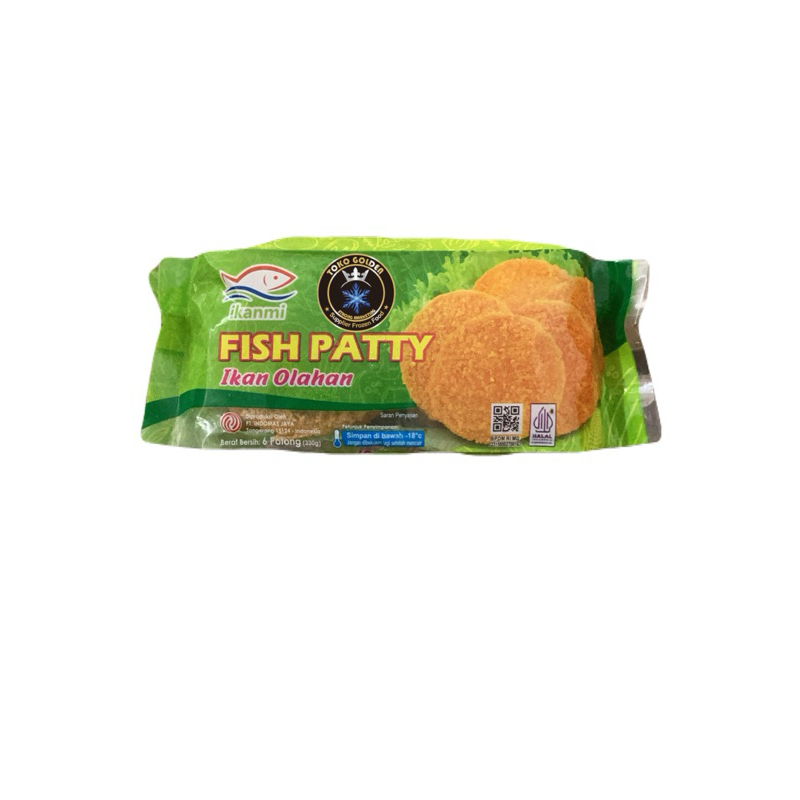 

Ikanmi fish patty burger 330gr / olahan ikan