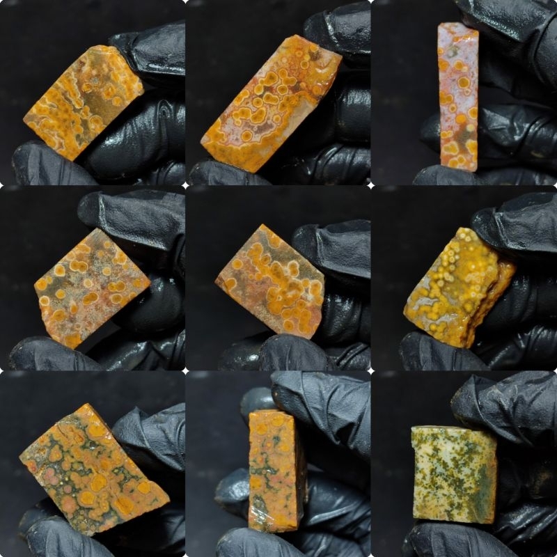 Batu akik telur kodok/bongkahan batu telur kodok/Bahanan batu akik telur kodok