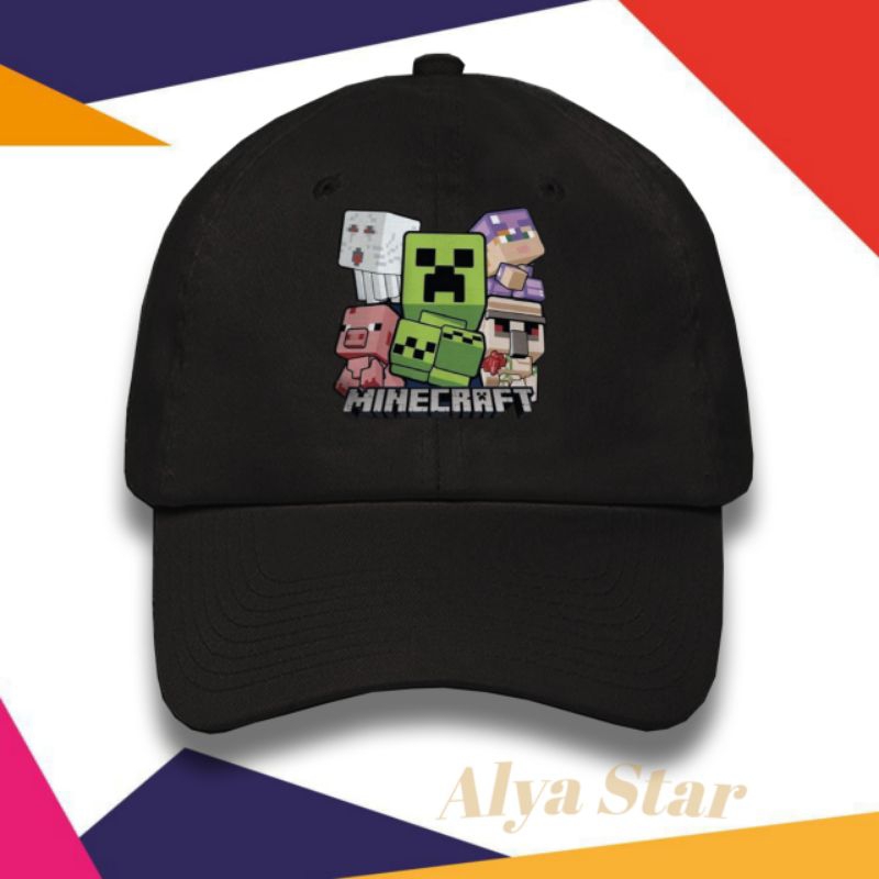 TOPI ANAK BASEBALL MINECRAFT MOJANG POCKET EDITION