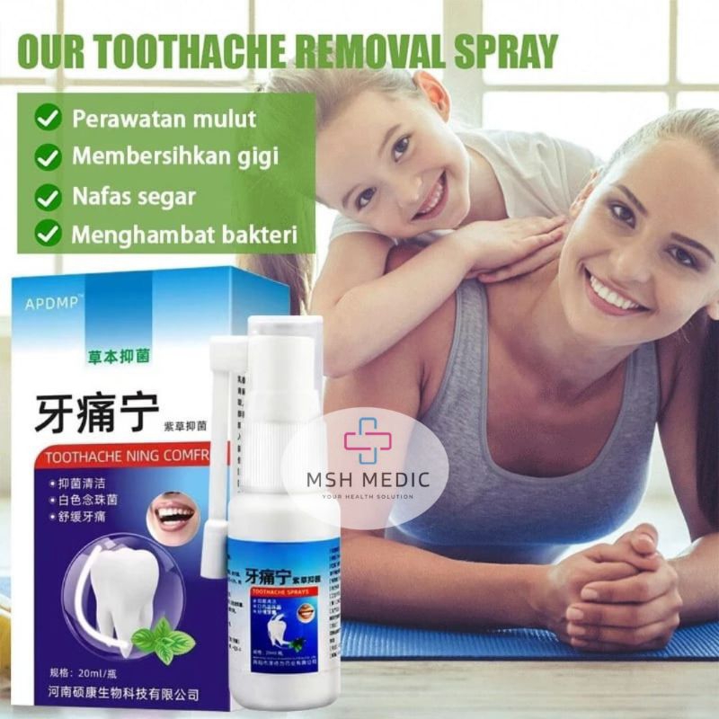 OBAT SAKIT GIGI SEMPROT - PEREDA SAKIT GIGI BERLUBANG