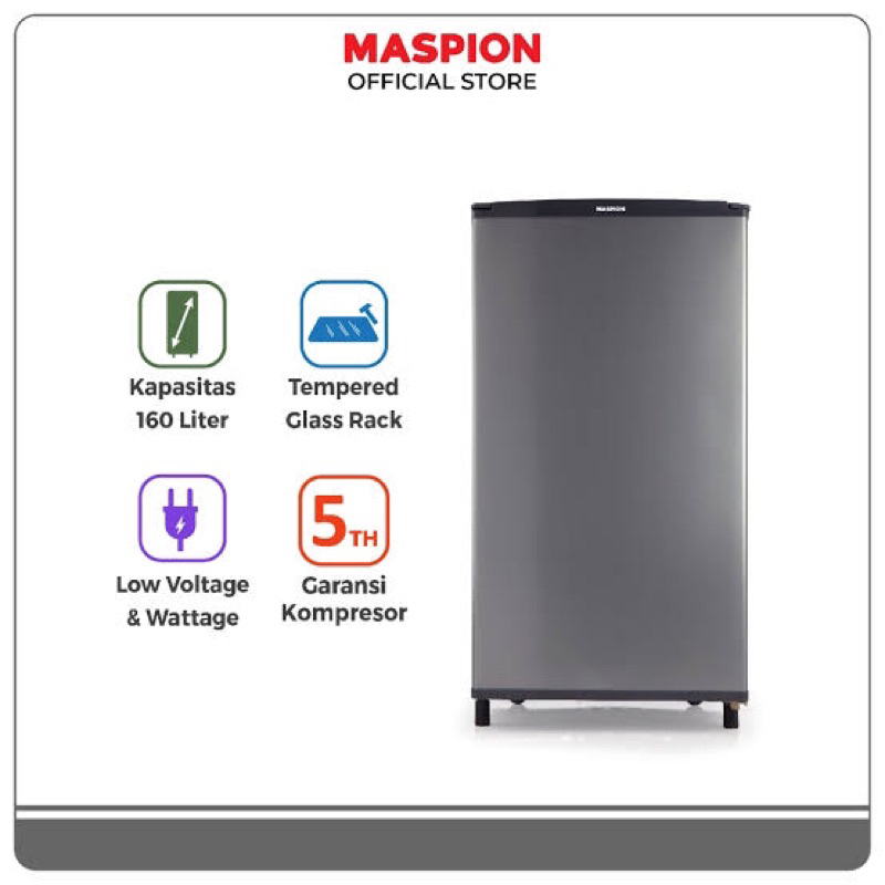 MASPION KULKAS MASPION URG-168 LE MASPION KULKAS URG168LE MASPION LEMARI PENDINGIN MASPION KULKAS 1 