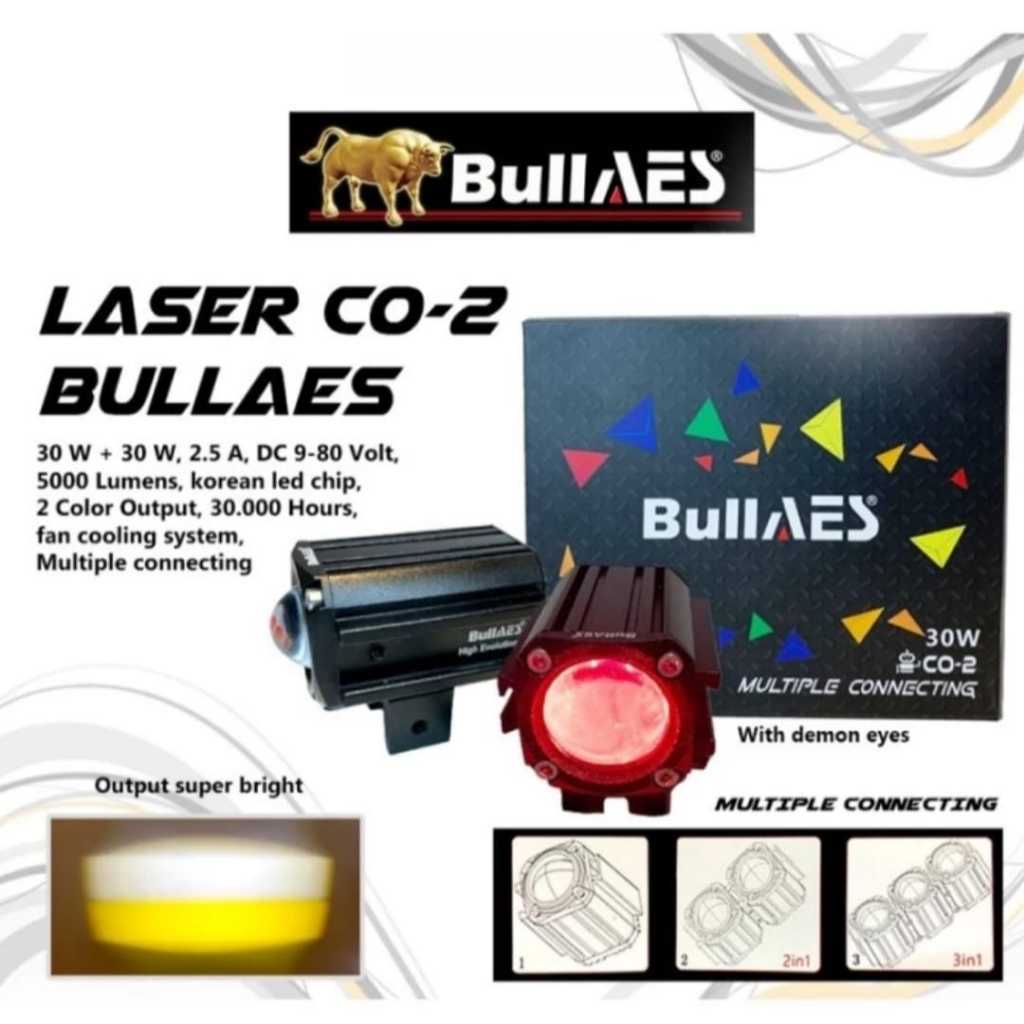 Lampu Tembak Laser CO-2 Multiple Connecting Bullaes Aes